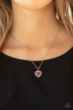 Load image into Gallery viewer, My Heart Goes Out To You - Red Necklace Paparazzi
