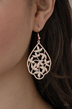 Load image into Gallery viewer, Taj Mahal Gardens - Rose Gold Earrings
