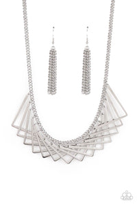 Metro Mirage - Silver Necklace Paparazzi