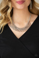 Load image into Gallery viewer, Metro Mirage - Silver Necklace Paparazzi
