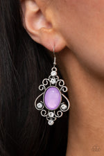 Load image into Gallery viewer, Tour de Fairytale - Purple Earrings Paparazzi
