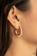 Load image into Gallery viewer, On The Hook - Gold Earrings Paparazzi
