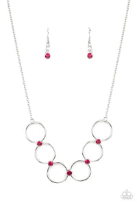 Regal Society - Pink Necklace Paparazzi