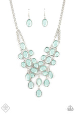 Load image into Gallery viewer, Serene Gleam - Blue Necklace Paparazzi
