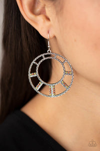 Fleek Fortress - Multi Color Earrings Paparazzi