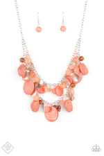 Load image into Gallery viewer, Spring Goddess - Orange Necklace Paparazzi
