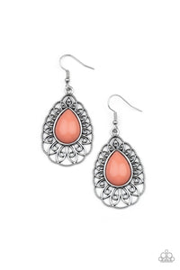 Paparazzi Dream STAYCATION - Orange Earrings