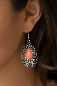 Paparazzi Dream STAYCATION - Orange Earrings