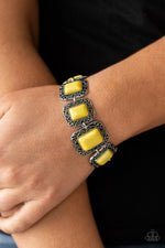 Load image into Gallery viewer, Retro Rodeo - Yellow Bracelet Paparazzi
