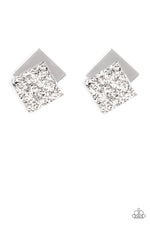 Load image into Gallery viewer, Square With Style - Silver Earrings Paparazzi
