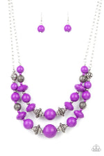 Load image into Gallery viewer, Upscale Chic - Purple Necklace Paparazzi
