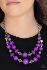 Load image into Gallery viewer, Upscale Chic - Purple Necklace Paparazzi
