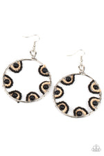 Load image into Gallery viewer, Off The Rim - Black Earrings Paparazzi
