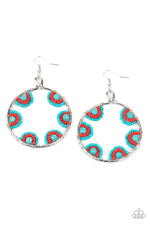 Load image into Gallery viewer, Off The Rim - Blue Earrings Paparazzi
