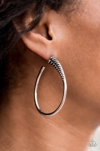 Fully Loaded - Silver Earrings Paparazzi