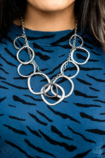 Load image into Gallery viewer, Dizzy With Desire - Silver Necklace Paparazzi
