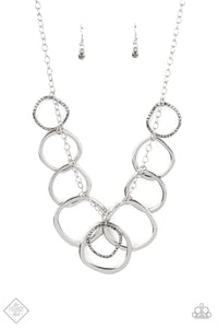 Dizzy With Desire - Silver Necklace Paparazzi