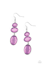 Load image into Gallery viewer, Tiers Of Tranquility - Purple Earrings
