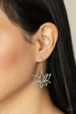 Load image into Gallery viewer, Lotus Ponds - Silver Earrings Paparazzi
