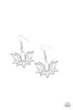 Load image into Gallery viewer, Lotus Ponds - Silver Earrings Paparazzi
