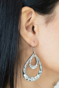 Museum Muse - Silver Earrings Paparazzi