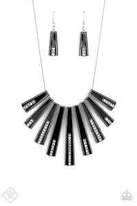 FAN-tastically Deco - Black Necklace Paparazzi