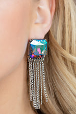 Load image into Gallery viewer, Supernova Novelty - Multi Color Earrings Paparazzi
