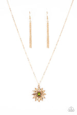 Load image into Gallery viewer, Formal Florals - Gold Necklace Paparazzi
