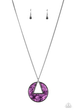 Load image into Gallery viewer, Chromatic Couture Purple Necklace Paparazzi
