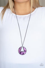 Load image into Gallery viewer, Chromatic Couture Purple Necklace Paparazzi
