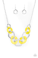 Load image into Gallery viewer, Urban Circus - Yellow Necklace Paparazzi
