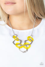Load image into Gallery viewer, Urban Circus - Yellow Necklace Paparazzi
