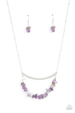 Load image into Gallery viewer, Pebble Prana - Purple Necklace
