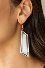 Load image into Gallery viewer, The Final Cut - Gold Earrings Paparazzi
