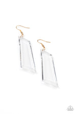 Load image into Gallery viewer, The Final Cut - Gold Earrings Paparazzi
