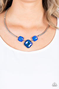 Divine IRIDESCENCE - Blue Necklace Paparazzi