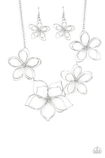Load image into Gallery viewer, Flower Garden Fashionista - Silver Necklace Paparazzi
