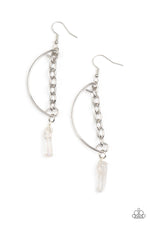 Load image into Gallery viewer, Yin to My Yang - White Earrings Paparazzi
