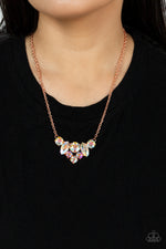 Load image into Gallery viewer, Lavishly Loaded - Copper Necklace Paparazzi
