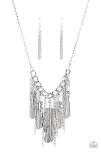 NEST Friends Forever - Silver Necklace Paparazzi