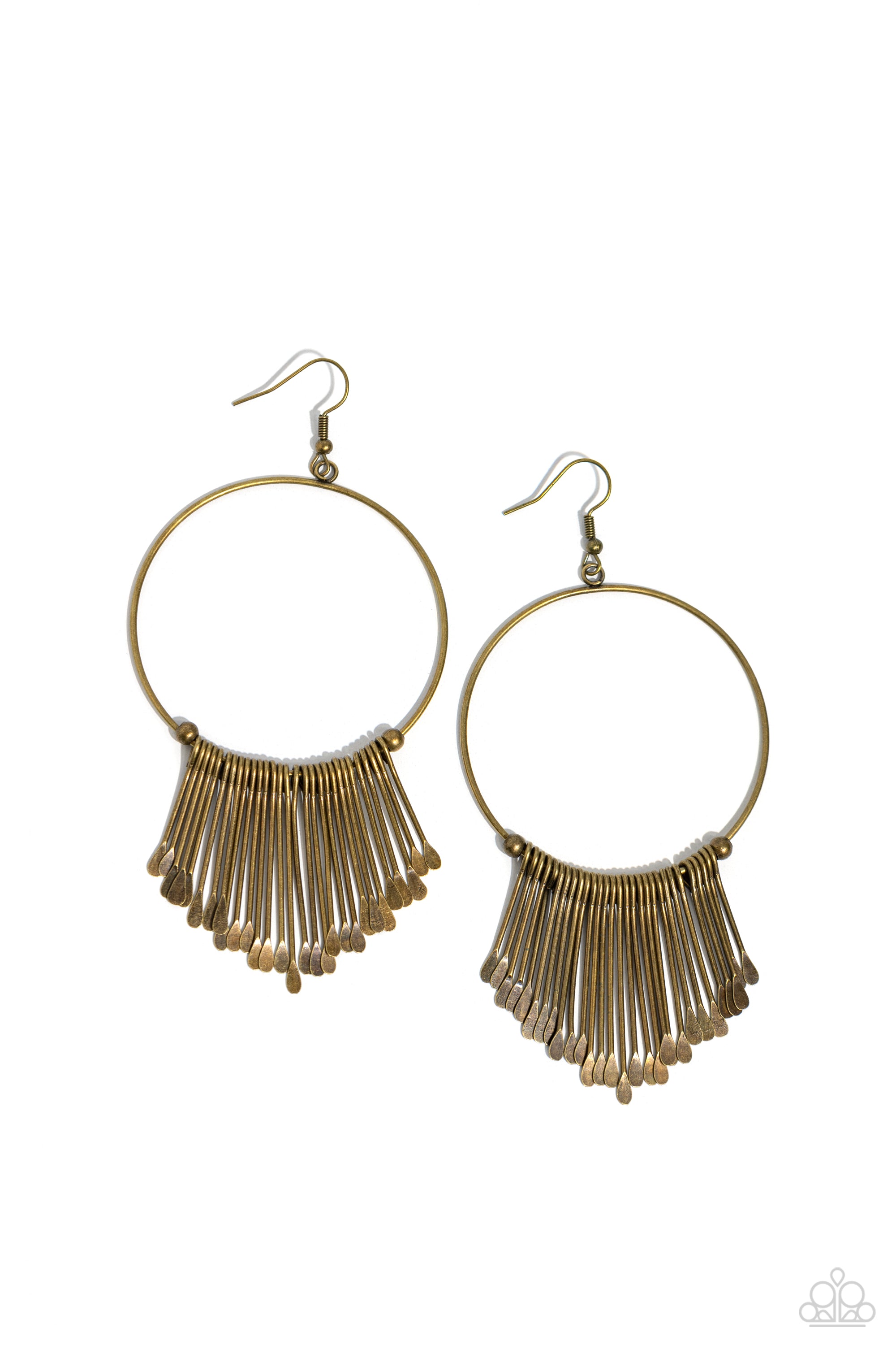 The Little Dipper - Brass Earrings