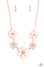 Load image into Gallery viewer, Fiercely Flowering - Copper Necklace Paparazzi
