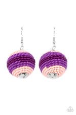 Load image into Gallery viewer, Zest Fest Purple Earrings Paparazzi
