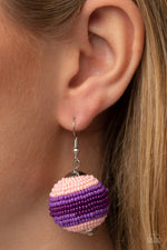 Load image into Gallery viewer, Zest Fest Purple Earrings Paparazzi
