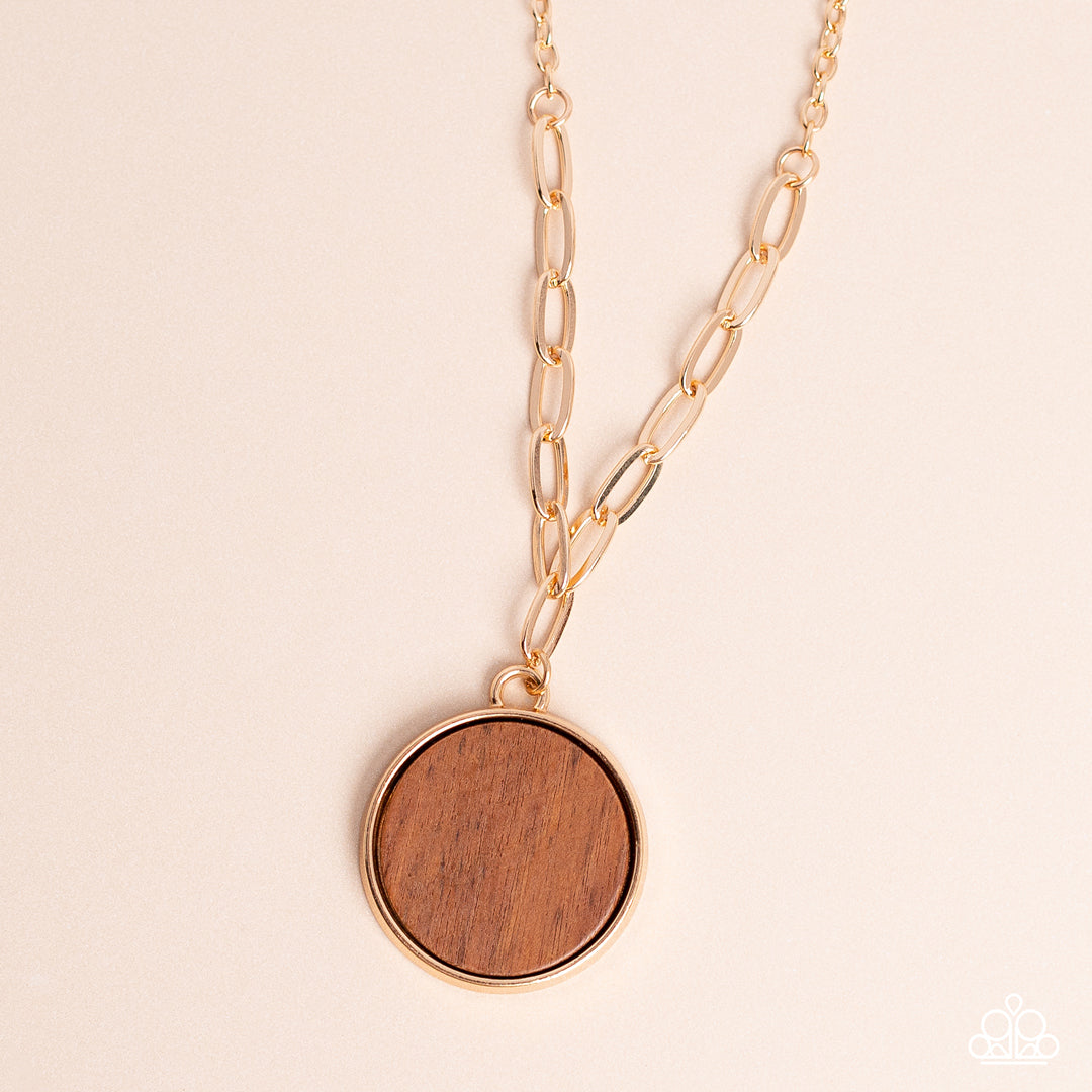 WOODnt Dream of It - Gold Necklace
