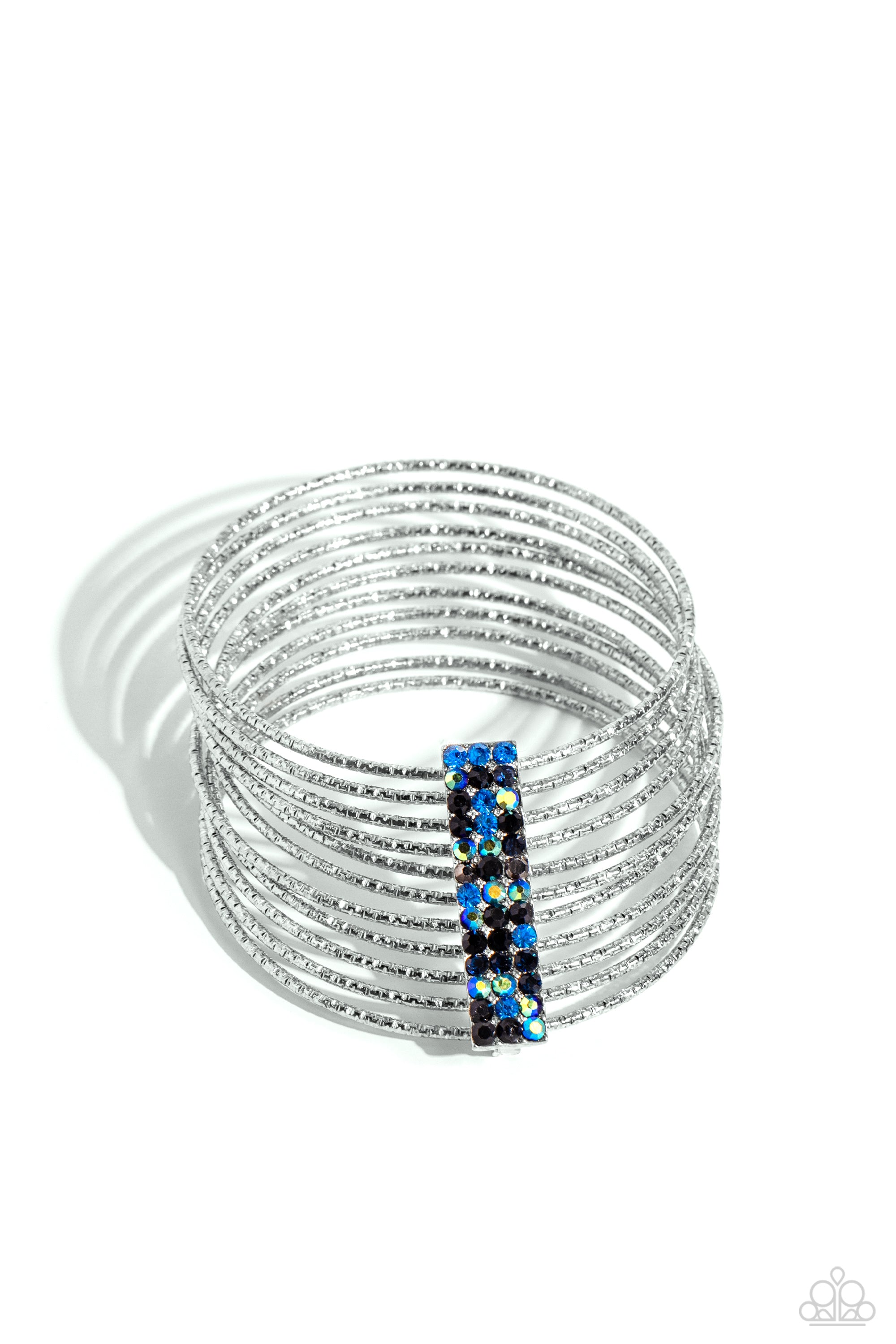 Shimmery Silhouette - Multi Color Bracelet