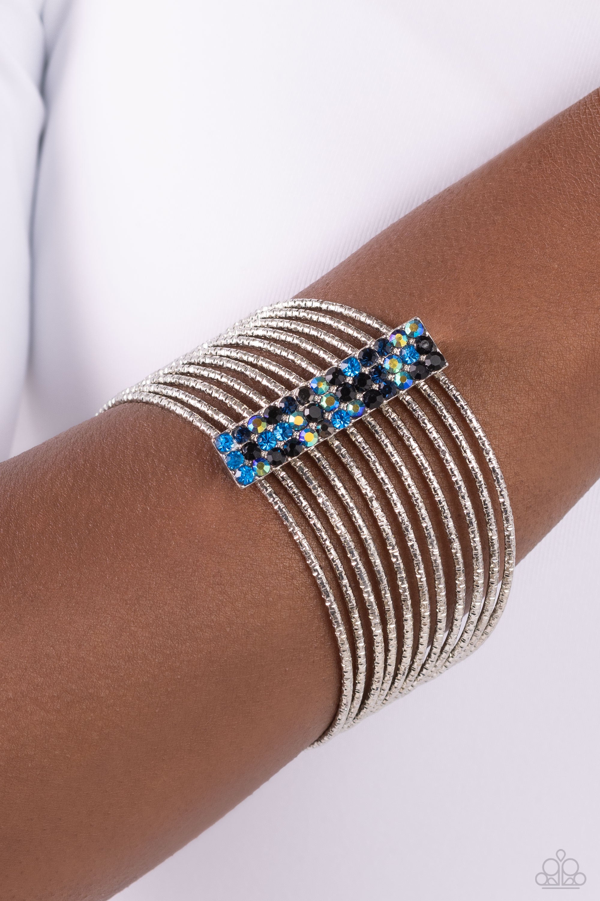 Shimmery Silhouette - Multi Color Bracelet