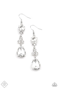 Once Upon a Twinkle White Earrings