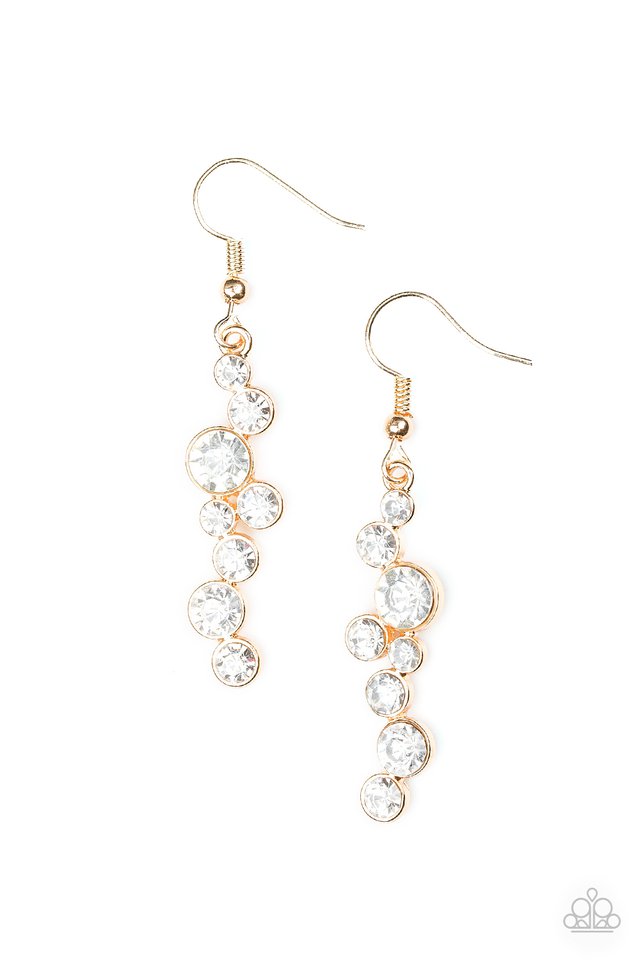 Milky Way Magnificence - Gold Earrings