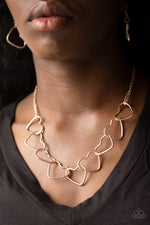 Load image into Gallery viewer, Unbreak My Heart - Rose Gold Necklace Paparazzi
